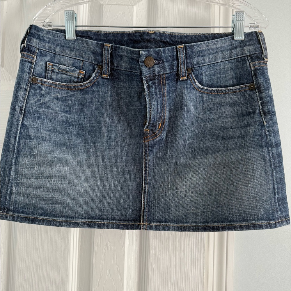 Citizens of Humanity Blue Denim Mini Skirt